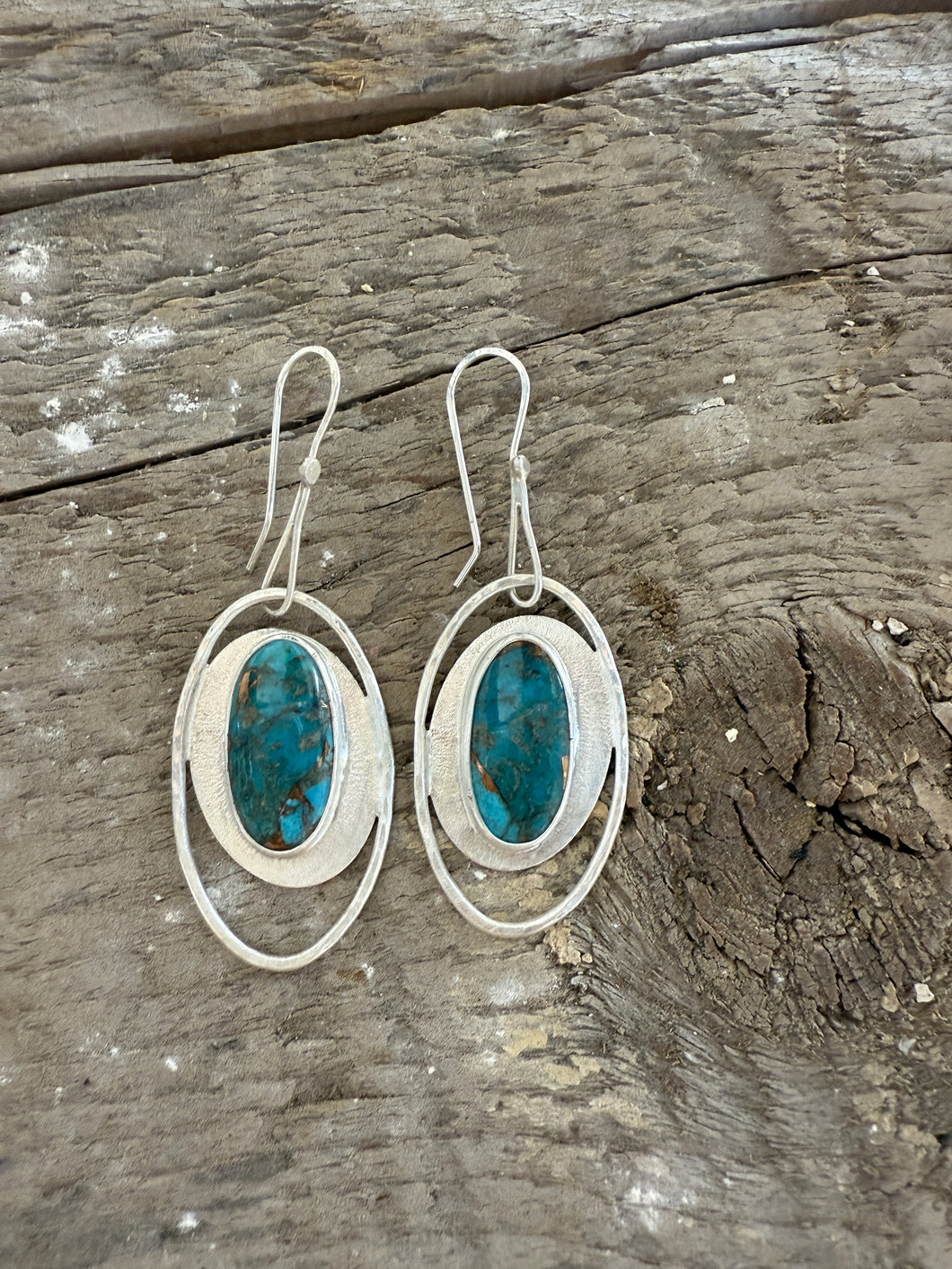 Sky Dance Turquoise Earrings