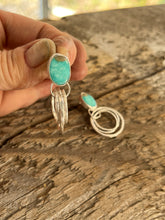 Load image into Gallery viewer, First to Dance - Turquoise Earrings
