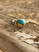 Load image into Gallery viewer, Turquoise Gathering Rings
