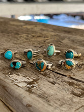 Load image into Gallery viewer, Turquoise Gathering Rings
