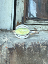 Load image into Gallery viewer, Bright Prehnite Cuff
