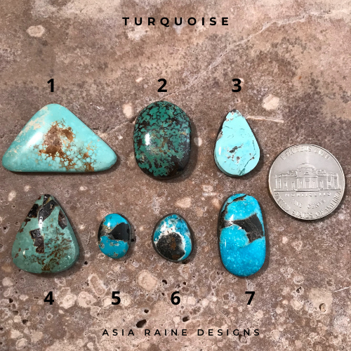Various Turquoise Stones